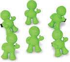 Little Joe 96416-6PK Green Apple Scent Car Air Freshener Vent Clip, Fights Odors for up to 45 Days, Long-Lasting Freshness, Cute Car Odor Eliminator, Pack of 6
