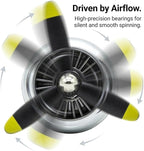 P-40 Warhawk Car Air Freshener with Spinning Propeller - Vent Clip Dashboard Decor for Men, Long Lasting Odor Eliminator & Aviation Gift (Style-F)