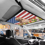 Puppy USA Flag Car Storage Bag Organizer Car Organizer for Car Seat Multi-Purpose Car Bag Storage Box Organizer Pouch Pocket Storage for Small Items