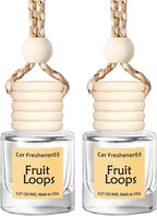Hanging Car Air Freshener, Long Lasting Scent, Cute Air Fresheners for Women, 2 Pack Non-Toxic Essential Oil Diffuser, Made in USA