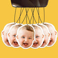 Custom Car Air Freshener - Double Sided Photo Personalized Smell Fresheners With Picture Text for Car Wardrobe Bathroom (Crop - 6 Pcs 1 Set)