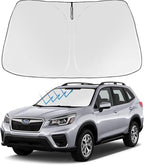 Proadsy 2026 Upgrade Front Windshield Sun Shade Foldable Sunshade Protector Custom Fit 2019-2024 Forester Crossover Base Premium Sport Limited Accessories