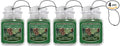 Yankee Candle Car Air Fresheners, Hanging Car Jar Ultimate, Neutralizes Odors Up To 30 Days, Balsam & Cedar, 0.96 OZ (Pack of 4)