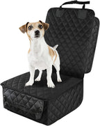 PETICON Waterproof Front Seat Car Cover, Full Protection Dog Car Seat Cover with Side Flaps, Nonslip Scratchproof Front Seat Cover Fits for Cars, Trucks, SUVs, Jeep