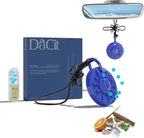 Car Air Freshener Hanging, Car Fresheners Long Lasting for Men & Women, Refillable Essential Oil Diffuser with 7 Beads + 14 Refills, 40-50 Days Scent for Home, Office, Bathroom - Ocean