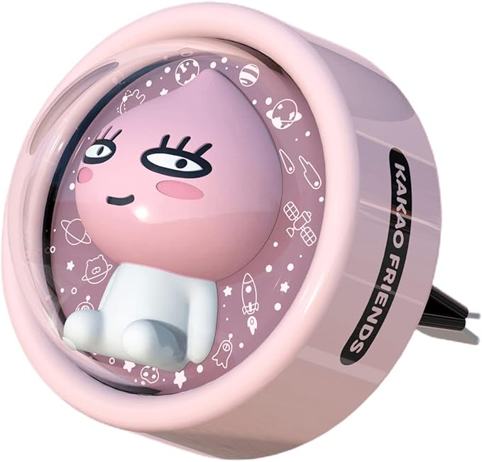 DAYUJIAN Cartoon Car Air Fresheners Astronaut Automotive Air Outlet Cute Car Diffuser Creative Glowable Car Perfume Decoration Aromatherapy Ornament Car Vent Accessories