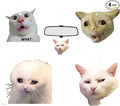 Rawan 4 Pack Cat Air Freshener - Funny Cat Decor for Women, Men & Kids - Hanging Fresheners for Car & Home