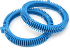 2 Pack 896584000-143 Blue Front Tire Kit with Super Hump – Compatible with Hayward Poolvergnuegen 2X & 4X Pool Cleaners, Phoenix Series – Durable Front Wheel Replacement for Smooth Pool Cleaning