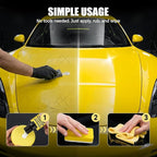 Car Scratch Removal Wax, 2026 New Scratch Remover for Vehicles, Car Paint Scratch Repair Kit for Deep Scratches, Universal Polishing Compound with Sponge (3pcs)