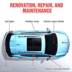 Generic Plastics Parts Crystal Coating, Car Trim Restorer with Sponge, Crystal Coating for Cars Interior or Exterior (1)