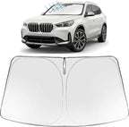 Proadsy Windshield Sun Shade for BMW X1 2023-2026 Foldable Front Sunshade Protector Sun Visor Blocks UV Rays Keep Car Cooler Accessories