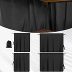 3PCS Car Window Shades Kit, Auto Privacy Divider Blackout Curtains, Removable Strong Sunshade with UV/Heat Protection for Baby Sleeping, Travel, Camping, Universal Car Accessories