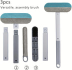 Pet Hair Remover, 4-in-1 Reusable Dog & Cat Hair Removal Tool – Extra Long Handle (23.4"), 1-Pack, Effective Lint Brush for Furniture, Couch, Carpet, Car Seats & Window Screens