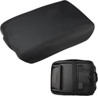 INTGET Center Console Cover for 2026 Jeep Grand Cherokee Accessories 2022 2023 2024 2025/Grand Cherokee L 2021-2026 Car Armrest Arm Rest Box Dog Seat Cover Pad Console Lid Protection Saver(Black)