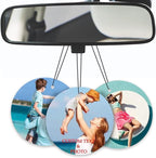Bulk Custom Air Freshener with Picture for Car - Personalized Customized Photo Business Logo Text Air Freshener (Round 4)