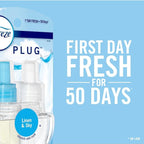 Febreze Plug in Air Fresheners, Mediterranean Lavender, + April Downy, Odor Eliminator for Strong Odors 5 Oil Refills
