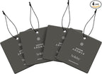 Doctor Aromas Car Perfume – Pine & Cinnamon Hanging Diffuser, Long-Lasting Freshness for Cars & Vehicles 4 Pack (Holiday)