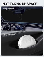 Proadsy 2026 Upgrade Windshield Sun Shade Custom Fit Hyundai Tucson 2016-2021 4-Layer Foldable Front Sunshade Protector Sun Visor Blocks UV Rays Keep Car Cooler Accessories
