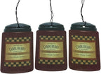 Candleberry Hot Maple Toddy Car Freshener X3