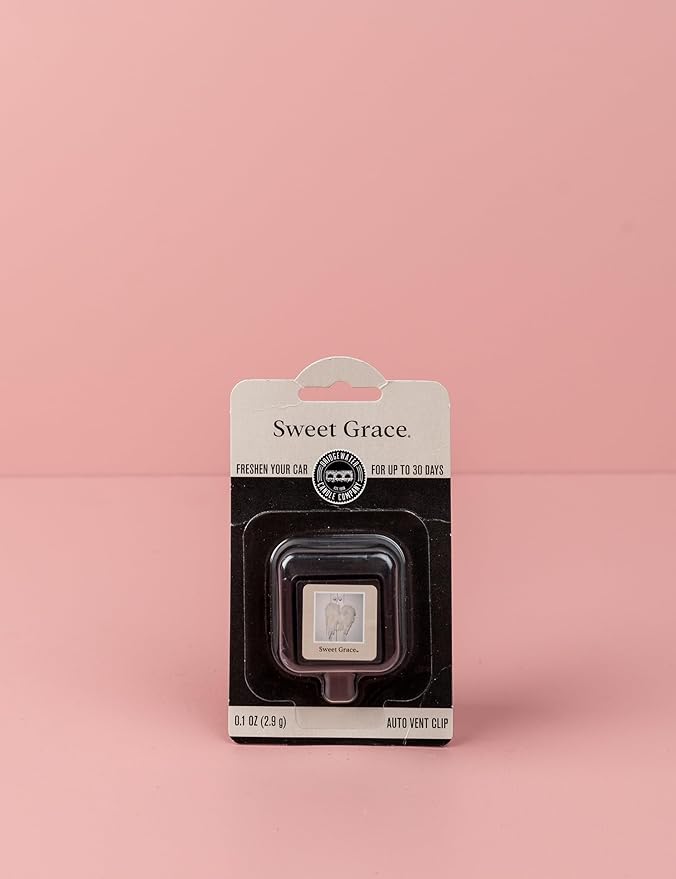 Bridgewater Candle Highly Fragranced Car Air Freshener Auto Vent Clip-Sweet Grace