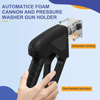 succulentlovers Foam Cannon Holder, Pressure Washer Holder, 1/4" Quick Connect Automatic Foam Cannon Mount, Stainless Steel Pressure Washer Nozzle Tip Holder for Foam Accessories Tools Holder