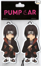 PumpCar 2 pieces double-sided Itachi hanging cartoon cherry-scented funny car air freshener Cool hanging for rearview mirror Car Interior Accessories Gifts