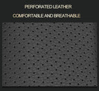 EKR Rav4 Seat Covers Custom Fit for Toyota Rav4 2016 2017 2018(Hybrid) LE,SE,XLE,Limited, Leather Car Seat Cover Full Set for SUV,Faux Leather(Black/Gray)