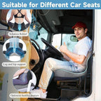 Memory Foam Truck Seat Cushion for Truck Driver Ergonomic Driver Seat Cushion with Lumbar Support & Sciatica Relief, Ideal Car Seat Cushions for Driving & Semi Truck & Office Chair