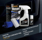 SOPAMI Automotive Headlight Restoration Kit Oxidized and Yellowed Automotive Headlamps Blurring Enhanced Crystallization Coating Refurbisher,Maximum Gloss & Shine – Extremely Hydrophobic