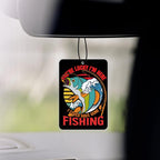 5pcs Gone Fishing Car Air Freshener Funny Car Accessories Automotive Interior Hanging Scents Mirror Decor for Men Teen Boys Fishermen Gifts