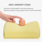 Car Seat Neck Pillow, Headrest Cushion Relieve Neck Pain for & Muscle Tension,100% Memory Foam Neck Support Head Pillow for Ergonomic Design