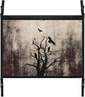 Car Roof Storage Bag Withered Branch Crow Auto Seat Storage Hanging Bag All Car Storage Organizers Vehicle Passenger Seat Organization and Storage for Kids Adults