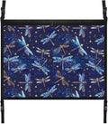 Car Roof Storage Bag Blue Dragonfly Print Car Seat Back Hanging Bag Multi-Purpose Car Bag Storage Box Organizer Pouch Pocket Inner Car Accessories Compatible with Most Vehicles