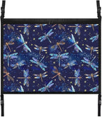 Car Roof Storage Bag Blue Dragonfly Print Car Seat Back Hanging Bag Multi-Purpose Car Bag Storage Box Organizer Pouch Pocket Inner Car Accessories Compatible with Most Vehicles