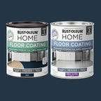Rust-Oleum 367603 Home Interior Floor Coating Kit, Semi-Gloss Navy