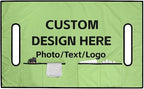 Biyejit Golf Cart Seat Covers with 4 Pockets Golf Cart Seat Towel Blanket Fits 2-Seat Golf Carts, Golf Cart Accessories