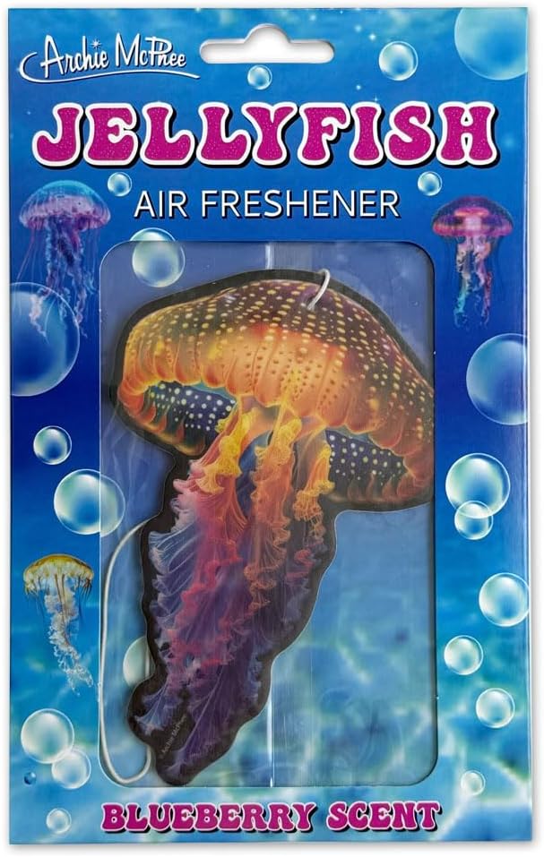 Archie McPhee Jellyfish Air Freshener (Blueberry Scent)