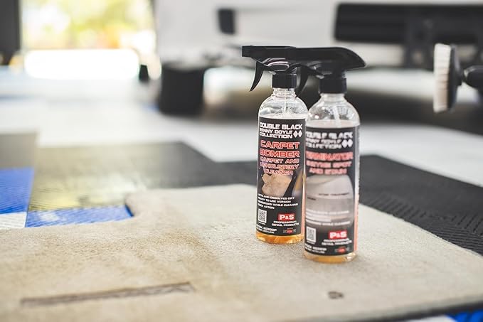 P & S PROFESSIONAL DETAIL PRODUCTS Carpet Bomber – Professional Upholstery Cleaner, Citrus-Based Formula, Removes Grease, Dirt & Odors, Highly Dilutable, Safe for Engines & Wheel Wells - 1 Gallon