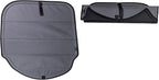 VanEssential Insulated Magnetic Blackout Rear Door Half Plastic Window Covers (Pair) Designed for Mercedes-Benz VS30 (Van Years 2019 to Current) - Charcoal Gray