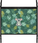 Koala Palm Leaf Car Seat Organizer Roof Storage Tidy Pouch Pocket Car Travel Accessories Suitable for Cars, SUVs