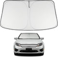 Proadsy 2026 Upgrade Windshield Sun Shade Custom Fit 2006-2012 Ford Fusion Foldable Front Sunshade Protector Sun Visor Blocks UV Rays Keep Car Cooler