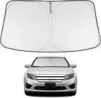 Proadsy 2026 Upgrade Windshield Sun Shade Custom Fit 2006-2012 Ford Fusion Foldable Front Sunshade Protector Sun Visor Blocks UV Rays Keep Car Cooler