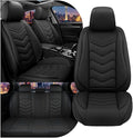 CTDS Car Seat Covers for Nissan Altima 2001-2026, Stylish Sport Seat Cover, Premium Nappa Leather Car Seat Cover. Automobile Seat Covers Sets.(Standard 5 Seats/Pure Black)