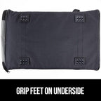 GORILLA GRIP Cat Carrier Travel Bag Up to 15 Lbs, Soft Collapsible Small Dog Carriers, Top and Side Entry Breathable Mesh, Grip Feet on Underside, Cozy Washable Waterproof Pad, Portable Kennel, Gray