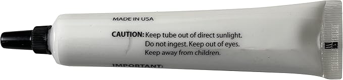 Sherco-Auto White Tamper Proof Cross Check Repair & Maintenance Warranty Seal 1.8 Oz Squeeze Tube Paint Marker - 12 Tube - Made in USA