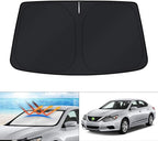 KUST Windshield Sun Shade for 2013-2016 2017 2018 Nissan Altima Sedan Custom Fit Sunshade Accessories Foldable Sun Visor Protector Block UV Rays
