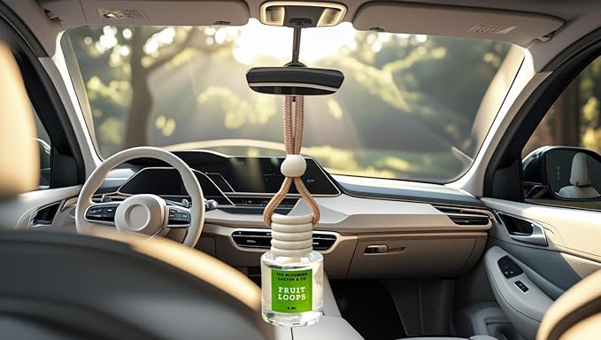 1 OZ Premium Car Diffuser Refill Oil – 2 Pack Long Lasting Fragrance Oil for Car, Home & Office | Compatible with Most Diffusers | Fresh, Pleasant Scent for Every Space (Black Ice + Volcano)