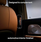 MOOD Car Air Freshener, Premium Wood and Metal Automotive Vent Clip Diffuser, Car Accessory Gift, Gadget, Stocking Stuffer - Champagne Brass