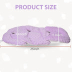 Infant Carseat Insert, 2-in-1 Reversible Baby Car Seat Cushion for Newborn Toddler Head & Body Support Car Seat Pad for Carseats, Strollers, Swings, Bouncers(Purple)