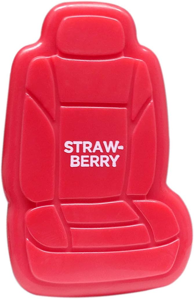 FH Group Air Freshener Vent Clips, Mini Car Seat Covers Design, (Strawberry Scent)